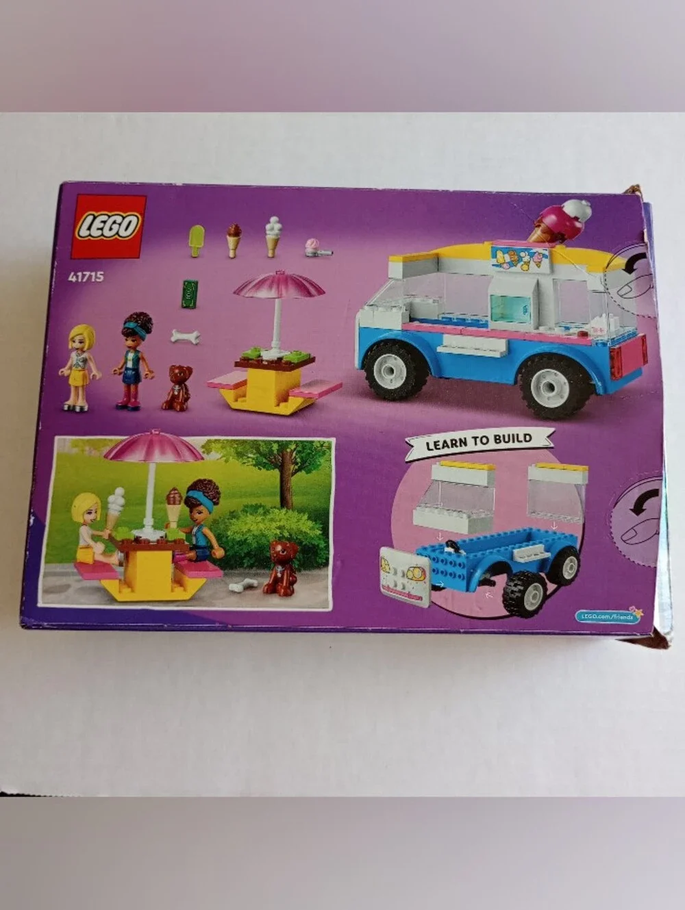 LEGO Friends Ice Cream Truck 41715 - Incomplete - For Parts Only - See Photos